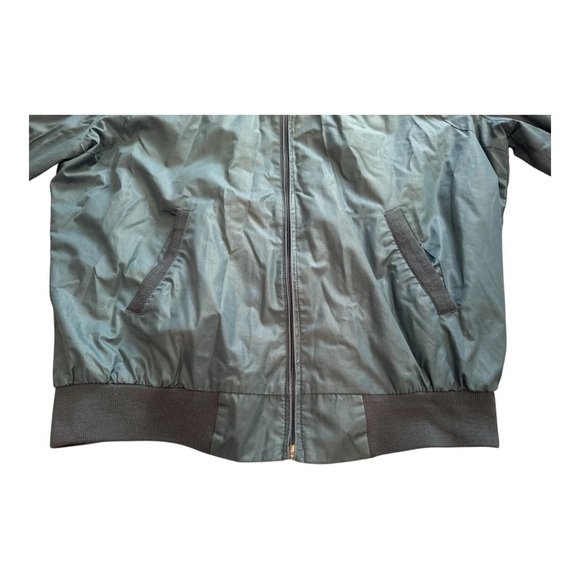 Members Only Vintage 80’s Teal Nylon Size Medium Windbreaker Jacket - Picture 7 of 10